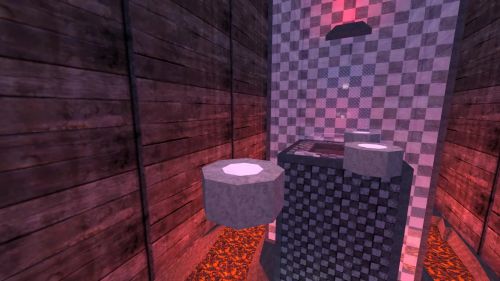 Unreal Tournament 99 First Person gameplay screenshot 1 of 10 - Map: CTF-BT-BackToBasics-v2.unr - Demo: f993aa88-311f-42bb-89ba-e0c813acb9fd.dem - Gameplay match