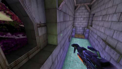Unreal Tournament 99 First Person gameplay screenshot 1 of 9 - Map: CTF-BT-(L)Forseek-vF.unr - Demo: 1db7fc9f-cdde-400b-8226-c80cd9d31a6b.dem - Gameplay match