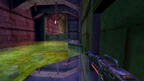 Unreal Tournament 99 First Person gameplay screenshot 3 of 9 - Map: CTF-BT-(L)Forseek-vF.unr - Demo: 1db7fc9f-cdde-400b-8226-c80cd9d31a6b.dem - Gameplay match