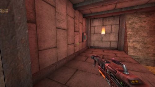 Unreal Tournament 99 First Person gameplay screenshot 6 of 9 - Map: CTF-BT-(L)Forseek-vF.unr - Demo: 1db7fc9f-cdde-400b-8226-c80cd9d31a6b.dem - Gameplay match