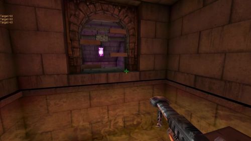 Unreal Tournament 99 First Person gameplay screenshot 7 of 9 - Map: CTF-BT-(L)Forseek-vF.unr - Demo: 1db7fc9f-cdde-400b-8226-c80cd9d31a6b.dem - Gameplay match