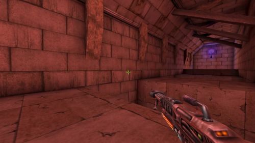 Unreal Tournament 99 First Person gameplay screenshot 8 of 9 - Map: CTF-BT-(L)Forseek-vF.unr - Demo: 1db7fc9f-cdde-400b-8226-c80cd9d31a6b.dem - Gameplay match