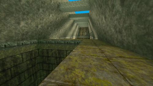 Unreal Tournament 99 First Person gameplay screenshot 3 of 9 - Map: CTF-BT-2k4-TheGreatAdventureV2.unr - Demo: ce9343fb-f594-40fc-806d-7154bdd5d8ea.dem - Gameplay match