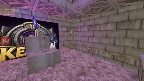Unreal Tournament 99 First Person gameplay screenshot 6 of 10 - Map: CTF-BT-KR-WaitingRoom2.unr - Demo: 1777157e-0bb2-4332-b9d4-b1b26bf61903.dem - Gameplay match