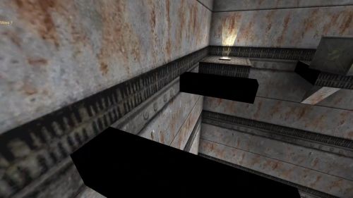 Unreal Tournament 99 First Person gameplay screenshot 4 of 9 - Map: CTF-BT-(BJ)Facility-v2.unr - Demo: e6374ef5-4685-49eb-b6b6-6122896669eb.dem - Gameplay match