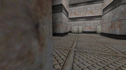 Unreal Tournament 99 First Person gameplay screenshot 5 of 9 - Map: CTF-BT-(BJ)Facility-v2.unr - Demo: e6374ef5-4685-49eb-b6b6-6122896669eb.dem - Gameplay match