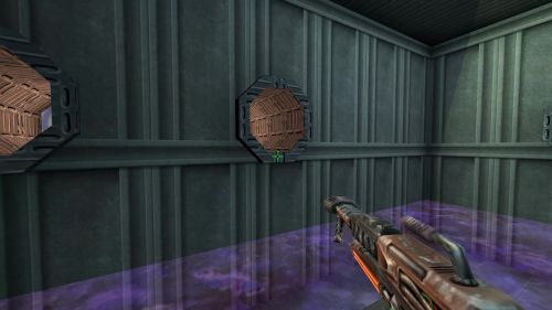 Unreal Tournament 99 First Person gameplay screenshot 6 of 9 - Map: CTF-BT-(CN)Vandal-vF.unr - Demo: fded4d97-eca8-48b8-aaff-b28f6165b2f9.dem - Gameplay match