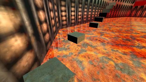 Unreal Tournament 99 First Person gameplay screenshot 4 of 9 - Map: CTF-BT-QueensNest-v3.unr - Demo: 557a10eb-9484-4a53-8d0c-91f7d2650470.dem - Gameplay match