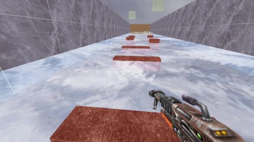 Unreal Tournament 99 First Person gameplay screenshot 3 of 10 - Map: CTF-BT-RushNoob-fix.unr - Demo: 1dd61a01-d97c-4e48-98a4-a8b6d6f37fbf.dem - Gameplay match