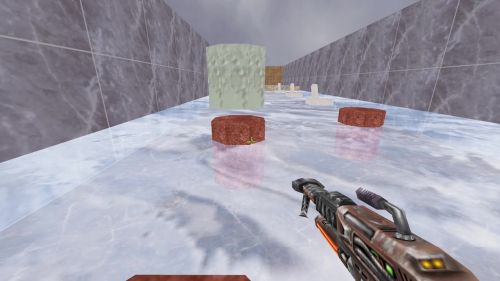 Unreal Tournament 99 First Person gameplay screenshot 4 of 10 - Map: CTF-BT-RushNoob-fix.unr - Demo: 1dd61a01-d97c-4e48-98a4-a8b6d6f37fbf.dem - Gameplay match