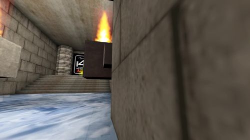 Unreal Tournament 99 First Person gameplay screenshot 1 of 9 - Map: CTF-BT-(CN)Happy2011.unr - Demo: 4893a976-dc04-4aa6-bf26-57cae3dccfae.dem - Gameplay match