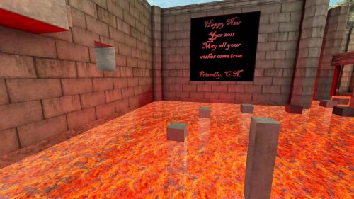 Unreal Tournament 99 First Person gameplay screenshot 4 of 9 - Map: CTF-BT-(CN)Happy2011.unr - Demo: 4893a976-dc04-4aa6-bf26-57cae3dccfae.dem - Gameplay match