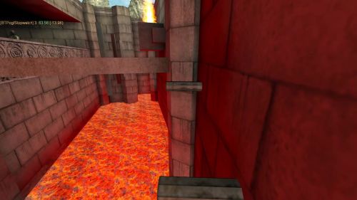 Unreal Tournament 99 First Person gameplay screenshot 6 of 9 - Map: CTF-BT-(CN)Happy2011.unr - Demo: 4893a976-dc04-4aa6-bf26-57cae3dccfae.dem - Gameplay match