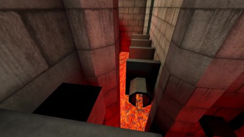 Unreal Tournament 99 First Person gameplay screenshot 7 of 9 - Map: CTF-BT-(CN)Happy2011.unr - Demo: 4893a976-dc04-4aa6-bf26-57cae3dccfae.dem - Gameplay match