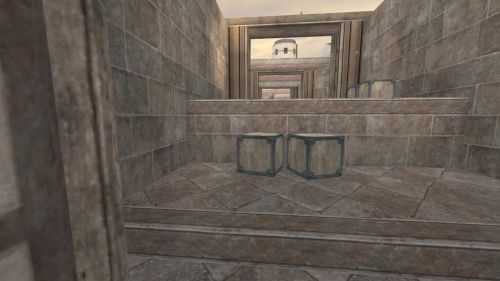 Unreal Tournament 99 First Person gameplay screenshot 1 of 10 - Map: CTF-BT-TrainingGrounds01-Jump.unr - Demo: 5229d9b2-fc69-49e3-a988-2c6013beb9b9.dem - Gameplay match
