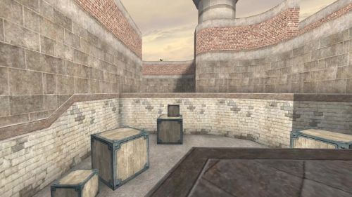 Unreal Tournament 99 First Person gameplay screenshot 3 of 10 - Map: CTF-BT-TrainingGrounds01-Jump.unr - Demo: 5229d9b2-fc69-49e3-a988-2c6013beb9b9.dem - Gameplay match