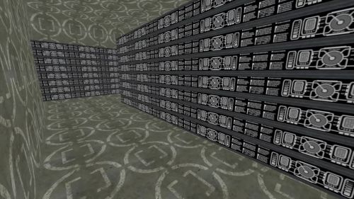 Unreal Tournament 99 First Person gameplay screenshot 1 of 10 - Map: CTF-BT-shitfest-2-03.unr - Demo: 955dd82c-ba44-4ae2-820a-ac8bbf43d17f.dem - Gameplay match