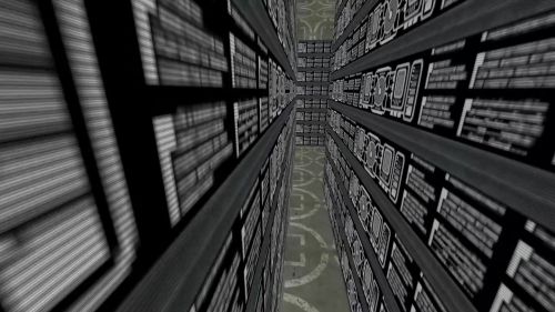 Unreal Tournament 99 First Person gameplay screenshot 5 of 10 - Map: CTF-BT-shitfest-2-03.unr - Demo: 955dd82c-ba44-4ae2-820a-ac8bbf43d17f.dem - Gameplay match