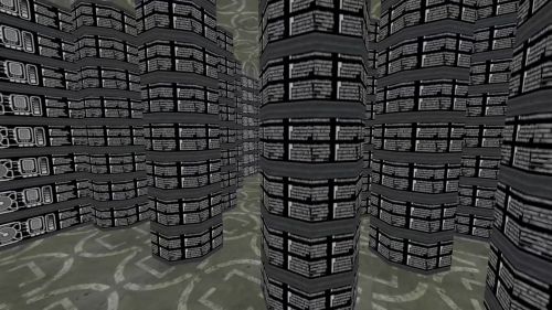 Unreal Tournament 99 First Person gameplay screenshot 8 of 10 - Map: CTF-BT-shitfest-2-03.unr - Demo: 955dd82c-ba44-4ae2-820a-ac8bbf43d17f.dem - Gameplay match