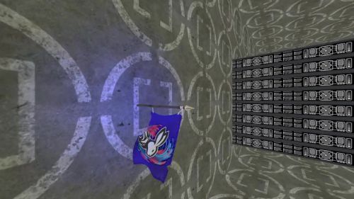 Unreal Tournament 99 First Person gameplay screenshot 9 of 10 - Map: CTF-BT-shitfest-2-03.unr - Demo: 955dd82c-ba44-4ae2-820a-ac8bbf43d17f.dem - Gameplay match