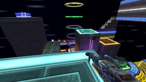 Unreal Tournament 99 First Person gameplay screenshot 6 of 9 - Map: CTF-BT-Lux.unr - Demo: 1c1e2440-2df4-46ba-aba4-05b58a3d6f7e.dem - Gameplay match