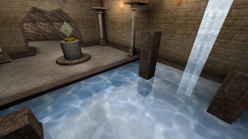 Unreal Tournament 99 First Person gameplay screenshot 3 of 8 - Map: CTF-BT-(B)AboveAndBeyond.unr - Demo: 86fdbfdf-dcb7-4181-bff2-927ad0910dd3.dem - Gameplay match