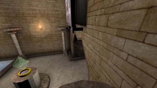 Unreal Tournament 99 First Person gameplay screenshot 4 of 8 - Map: CTF-BT-(B)AboveAndBeyond.unr - Demo: 86fdbfdf-dcb7-4181-bff2-927ad0910dd3.dem - Gameplay match