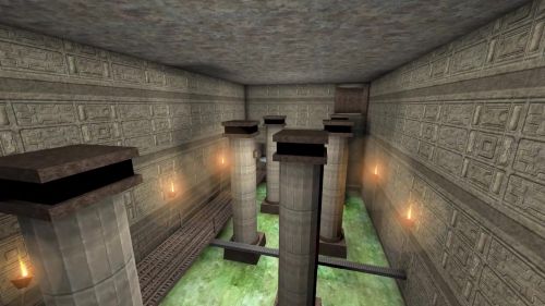 Unreal Tournament 99 First Person gameplay screenshot 5 of 8 - Map: CTF-BT-(B)AboveAndBeyond.unr - Demo: 86fdbfdf-dcb7-4181-bff2-927ad0910dd3.dem - Gameplay match