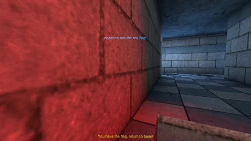 Unreal Tournament 99 First Person gameplay screenshot 8 of 11 - Map: CTF-BT-ShitMap2.unr - Demo: fbc9d0aa-7a31-4389-8fde-495a06610f2c.dem - Gameplay match