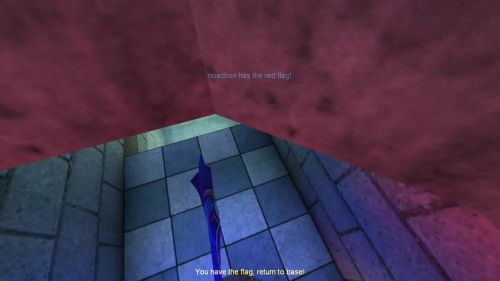 Unreal Tournament 99 First Person gameplay screenshot 9 of 11 - Map: CTF-BT-ShitMap2.unr - Demo: fbc9d0aa-7a31-4389-8fde-495a06610f2c.dem - Gameplay match