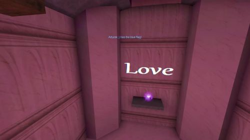 Unreal Tournament 99 First Person gameplay screenshot 9 of 9 - Map: CTF-BT-Love-SE2.unr - Demo: d961fc68-ebc1-4631-9767-6c2ba52b471d.dem - Gameplay match