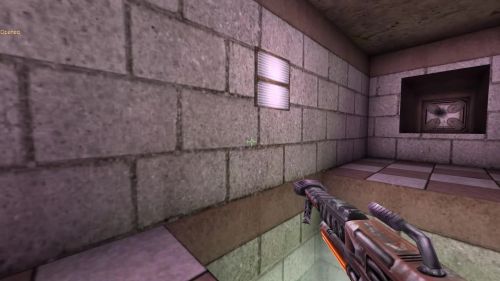 Unreal Tournament 99 First Person gameplay screenshot 3 of 11 - Map: CTF-BT-ShitMap.unr - Demo: 95a608fa-ae75-400c-843d-0339d50f938b.dem - Gameplay match