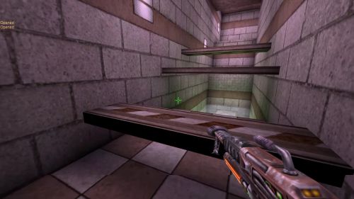 Unreal Tournament 99 First Person gameplay screenshot 5 of 11 - Map: CTF-BT-ShitMap.unr - Demo: 95a608fa-ae75-400c-843d-0339d50f938b.dem - Gameplay match
