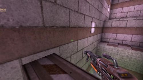 Unreal Tournament 99 First Person gameplay screenshot 6 of 11 - Map: CTF-BT-ShitMap.unr - Demo: 95a608fa-ae75-400c-843d-0339d50f938b.dem - Gameplay match