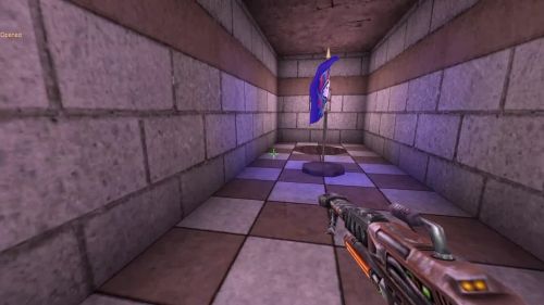 Unreal Tournament 99 First Person gameplay screenshot 8 of 11 - Map: CTF-BT-ShitMap.unr - Demo: 95a608fa-ae75-400c-843d-0339d50f938b.dem - Gameplay match
