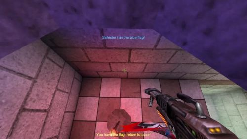 Unreal Tournament 99 First Person gameplay screenshot 9 of 11 - Map: CTF-BT-ShitMap.unr - Demo: 95a608fa-ae75-400c-843d-0339d50f938b.dem - Gameplay match