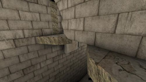 Unreal Tournament 99 First Person gameplay screenshot 5 of 9 - Map: CTF-BT-(Dere)TheSanctuaryV2.unr - Demo: a3c9f78c-42e2-4237-80f6-56cc512e1777.dem - Gameplay match