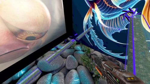 Unreal Tournament 99 First Person gameplay screenshot 7 of 10 - Map: CTF-BT-(Worsy)-FishyFunny-VBouncing.unr - Demo: f54bc334-8c7b-4d91-aa87-bc5f6cead072.dem - Gameplay match