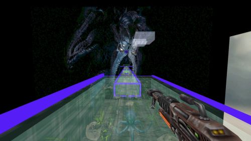 Unreal Tournament 99 First Person gameplay screenshot 8 of 10 - Map: CTF-BT-(Worsy)-FishyFunny-VBouncing.unr - Demo: f54bc334-8c7b-4d91-aa87-bc5f6cead072.dem - Gameplay match