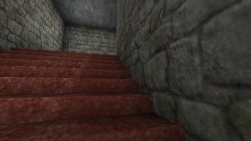 Unreal Tournament 99 First Person gameplay screenshot 4 of 9 - Map: CTF-BT-(B)BlitzCastle.unr - Demo: 389458ee-61c5-4f4f-9fe6-878f3720148f.dem - Gameplay match