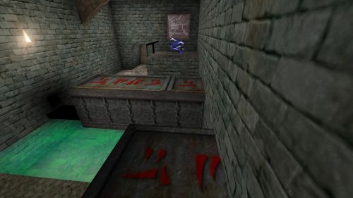 Unreal Tournament 99 First Person gameplay screenshot 9 of 9 - Map: CTF-BT-(B)BlitzCastle.unr - Demo: 389458ee-61c5-4f4f-9fe6-878f3720148f.dem - Gameplay match