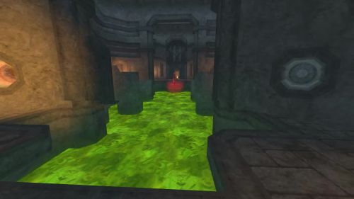 Unreal Tournament 99 First Person gameplay screenshot 2 of 11 - Map: CTF-BT-Aurora.unr - Demo: 4cf8c6a8-92b7-48ec-9dfa-09ab9ca4aa81.dem - Gameplay match