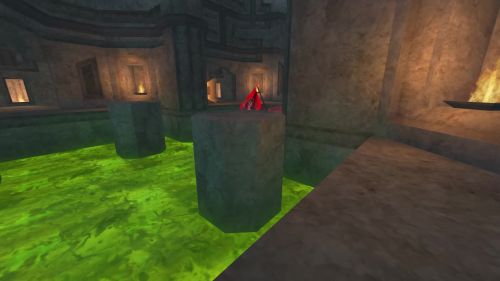 Unreal Tournament 99 First Person gameplay screenshot 3 of 11 - Map: CTF-BT-Aurora.unr - Demo: 4cf8c6a8-92b7-48ec-9dfa-09ab9ca4aa81.dem - Gameplay match