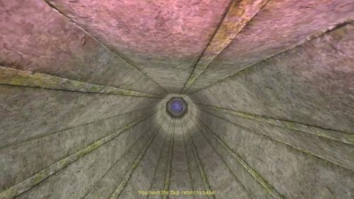 Unreal Tournament 99 First Person gameplay screenshot 10 of 10 - Map: CTF-BT-TheLookout-v2.unr - Demo: c484fce7-4e45-4db1-87d3-79b02d2d2fb1.dem - Gameplay match