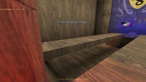 Unreal Tournament 99 First Person gameplay screenshot 7 of 10 - Map: CTF-BT-andACTION-dbl.unr - Demo: 22600c97-46de-4053-8aa2-2a00f46220d5.dem - Gameplay match