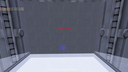 Unreal Tournament 99 First Person gameplay screenshot 9 of 10 - Map: CTF-BT-Verglas.unr - Demo: 1229ca80-2be4-471e-8a23-d023387b142a.dem - Gameplay match