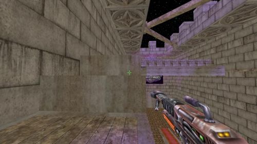 Unreal Tournament 99 First Person gameplay screenshot 5 of 9 - Map: CTF-BT-KR-WaitingRoom2.unr - Demo: 85f94623-bf49-46a5-b663-0b292d176902.dem - Gameplay match