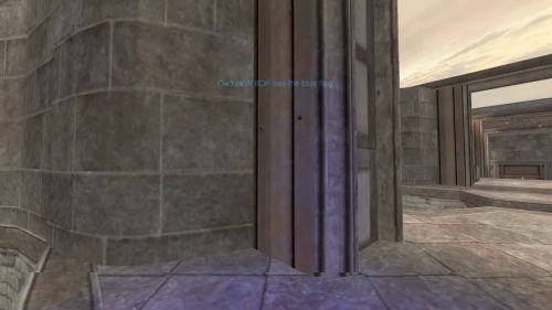 Unreal Tournament 99 First Person gameplay screenshot 8 of 10 - Map: CTF-BT-TrainingGrounds01-Jump.unr - Demo: f333697a-631f-40b9-8a3a-bafe0d96a2d6.dem - Gameplay match
