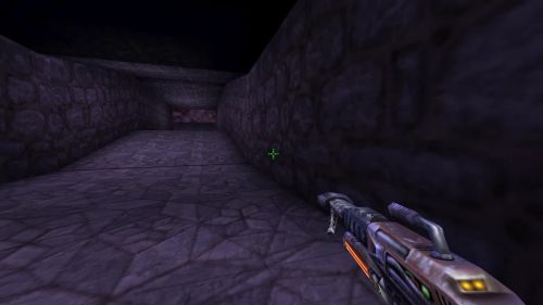Unreal Tournament 99 First Person gameplay screenshot 2 of 10 - Map: CTF-BT-(Fran)Run-Baby!.unr - Demo: 70e48815-823c-4b0b-aa80-113a77a09b63.dem - Gameplay match