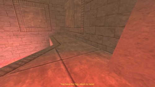 Unreal Tournament 99 First Person gameplay screenshot 9 of 10 - Map: CTF-BT-Gust.unr - Demo: dbe16be1-24c4-4024-8ac0-1cea27c163bc.dem - Gameplay match